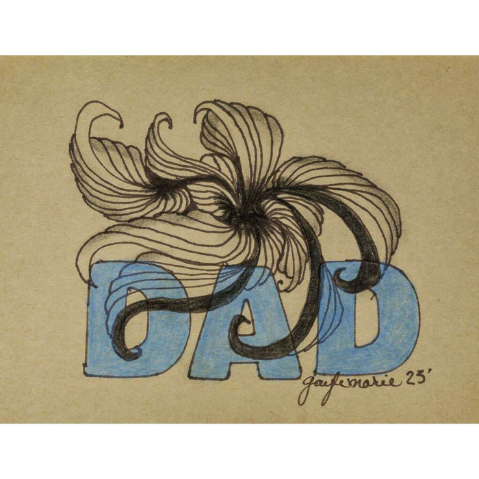 Market on Blackhawk:  Father's Day ZenDoodle Cards - Handmade & Original Drawing - Style 2  |   Things That Garnish