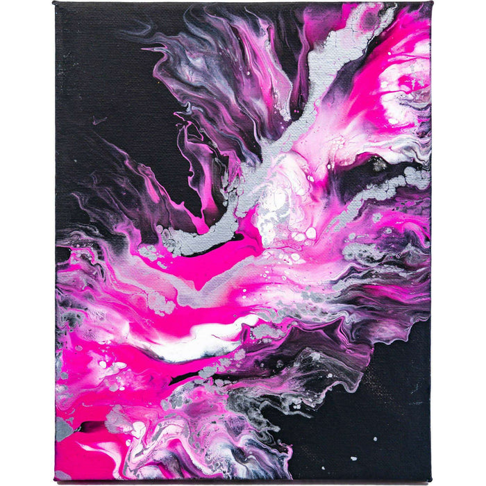 Market on Blackhawk:  Fluid Art: 'Turquoise Explosion' & 'Pink Explosion' - Pink Explosion  |   Things That Garnish