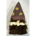 Market on Blackhawk:  Gnomes - Wooden & Handmade - Mauve Hat and Brown Beard (2" x 3.75" x 7.5" - 7.3 oz.)  |   Rag Rug Haven
