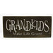 Market on Blackhawk:  Grandkids Make Life Grand - Handmade Painted Wood Sign   |   Ceils Crafts