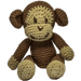 Market on Blackhawk:  Hand Crocheted Monkey Stuffed Animals - Large Brown Monkey  |   Pretty Cute Creations by Judi