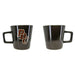 Market on Blackhawk:  Hand-Painted Prairie du Chien Coffee Mugs - Black Mug:  PdC Logo 1  |   BnC