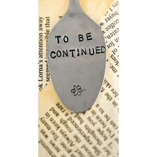 Market on Blackhawk:  Hand-Stamped Vintage Spoon Bookmarkers - To Be Continued  |   Blufftop Farm
