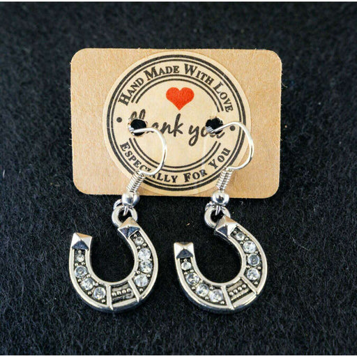 Market on Blackhawk:  Handmade Earrings from Cowgirl Pretty - Horseshoes  (1.5" long, 0.2 oz.)  |   Cowgirl Pretty