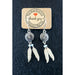 Market on Blackhawk:  Handmade Earrings from Cowgirl Pretty - Multi Feathers  (2" long, 0.25 oz.)  |   Cowgirl Pretty