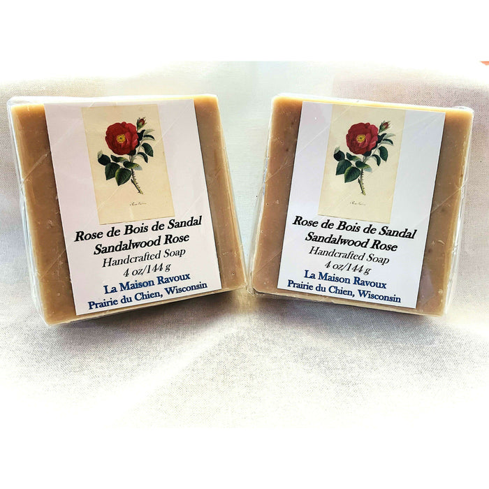 Market on Blackhawk:  Handmade & Individual Soaps (small batch) - Sandalwood Rose Soap  |   LA MAISON RAVOUX