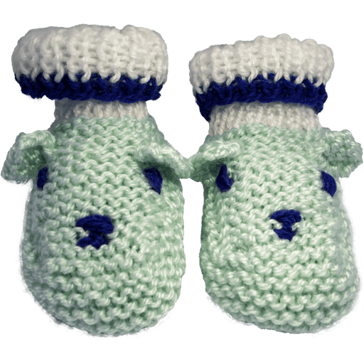 Market on Blackhawk:  Handmade Knitted Bear Hats & Bear Booties (Infants) - Mint Booties  |   Pretty Cute Creations by Judi