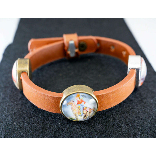 Market on Blackhawk:  Handmade Leather Bracelets - Horse Buttons (adjustable) (9" long, 1 oz.)  |   Cowgirl Pretty
