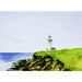 Market on Blackhawk:  Lighthouse WaterColor Card (4" x 5") - 4" x 5" Card with Envelope  |   Natalie Campbell