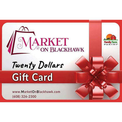 Market on Blackhawk:  Market on Blackhawk Gift Card - 20  |   Market on Blackhawk