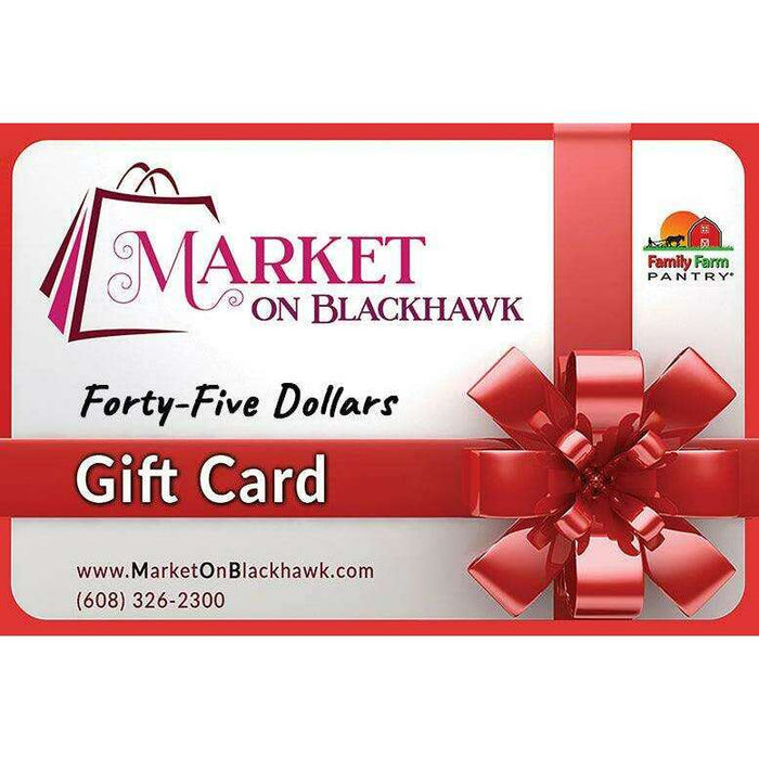 Market on Blackhawk:  Market on Blackhawk Gift Card - 45  |   Market on Blackhawk