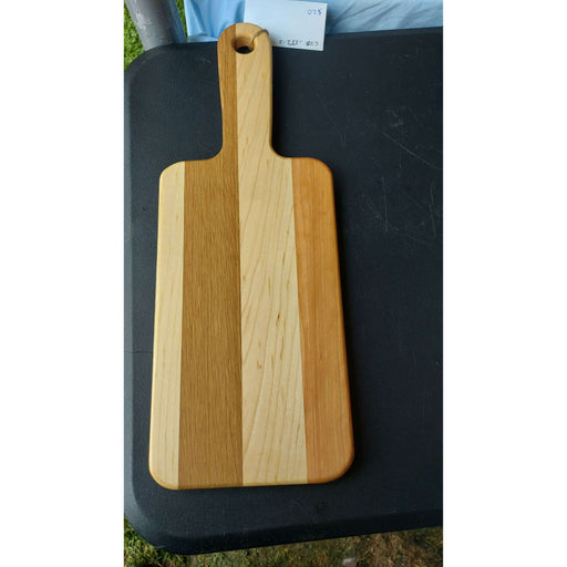 Market on Blackhawk:  Medium cutting board w/handle - Medium Cutting Board #3 with handle (18.5 "x6.5"x0.75")  |   CBs Woodworking