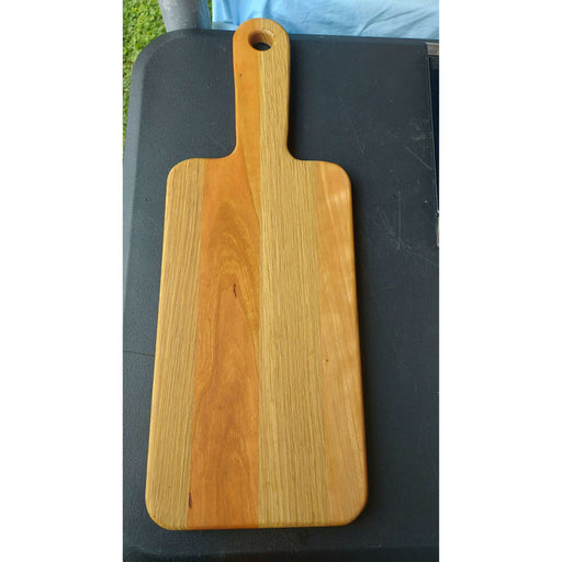 Market on Blackhawk:  Medium cutting board w/handle - Medium Cutting Board #2 with handle (18.5 "x6.5"x0.75")  |   CBs Woodworking