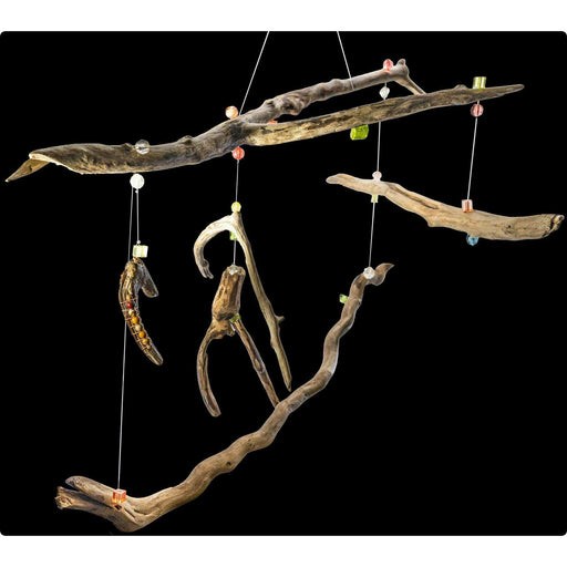 Market on Blackhawk:  Mississippi River Driftwood Mobiles - 12" L x 2.5" x 22.5", 6.6 oz.  |   Things That Garnish