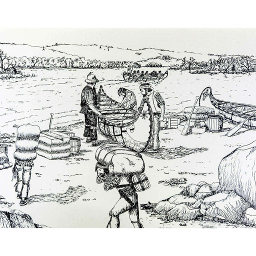 Market on Blackhawk:  Paul Porvaznik Historical Cards (etched painting) - The Fur Trade  |   Things That Garnish