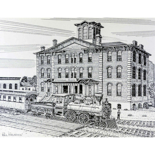 Market on Blackhawk:  Paul Porvaznik Historical Cards (etched painting) - Steel Rails and Steam Trains  |   Things That Garnish