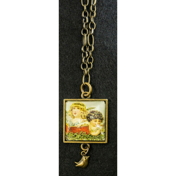 Market on Blackhawk:  Pendant Necklaces - Vintage Angels (19.25" long, 0.7 oz.)  |   Cowgirl Pretty