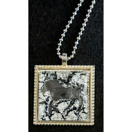 Market on Blackhawk:  Pendant Necklaces - Horse Facing Left, with Crackle Nail Polish, adjustable  (19" long, 0.7 oz.)  |   Cowgirl Pretty