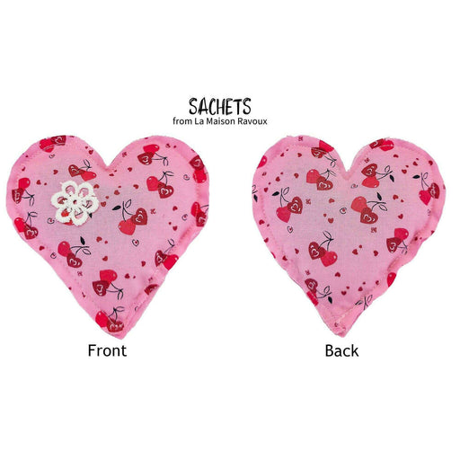 Market on Blackhawk:  Rose Heart Sachets (handmade) - Sachet Design 5  |   LA MAISON RAVOUX