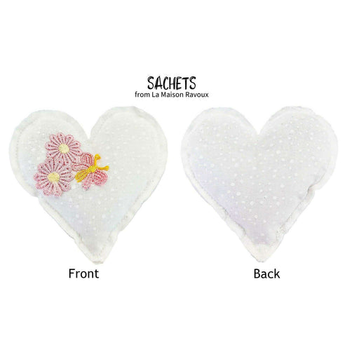 Market on Blackhawk:  Rose Heart Sachets (handmade) - Sachet Design 4  |   LA MAISON RAVOUX