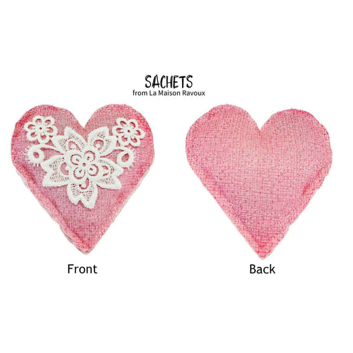 Market on Blackhawk:  Rose Heart Sachets (handmade) - Sachet Design 3  |   LA MAISON RAVOUX