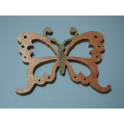Market on Blackhawk:  Scroll Saw Wood Ornament: Colored Butterfly - wood colored butterfly ornament  |   Rag Rug Haven
