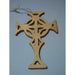 Market on Blackhawk:  Scroll Saw Wood Ornament: Cross w/Circle - wood cross w/circle ornament  |   Rag Rug Haven