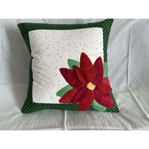 Market on Blackhawk:  Winter Holidays Pillows - Poinsettia Pillow  |   LA MAISON RAVOUX