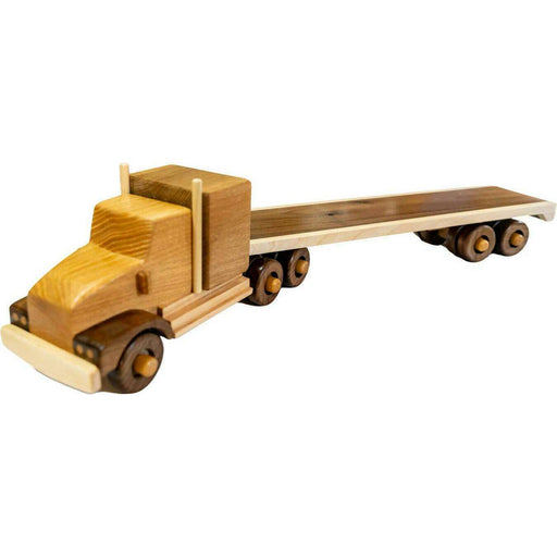 Market on Blackhawk:  Wooden Semi Truck and Trailer - Toy Wooden Semi  |   CBs Woodworking