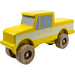 Market on Blackhawk:  Wooden Toy Trucks - Yellow Wooden Toy  Truck  |   CBs Woodworking
