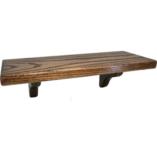 Market on Blackhawk:  Wooden Wall Shelves - (handmade) - Darker Wood  (12" x 4.5" x 4.75", 1.3 lbs.)  |   CBs Woodworking