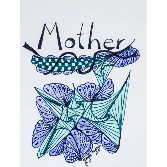 Market on Blackhawk:  Mom Cards - a Zendoodle Greeting Card with Envelope - Mother  |   Things That Garnish
