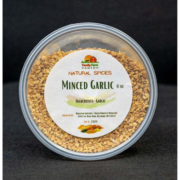Market on Blackhawk:  Minced Garlic - All Natural   |   Family Farm Pantry (Ridgeview)