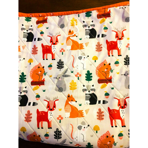 Market on Blackhawk:  Baby Quilts - Handmade - Woodland Animal  (44" x 0.25" x 58", 1.16 lbs.)  |   O Baby Creations & Kathys Simply Cakes
