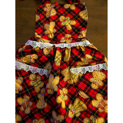 Market on Blackhawk:  Children's Aprons - Gingerbread  (20.25" L x 27" waist, with two-17" ties)  |   O Baby Creations & Kathys Simply Cakes