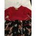 Market on Blackhawk:  Doll - Black Reindeer Skirt with Red Top - Default Title  |   O Baby Creations & Kathys Simply Cakes