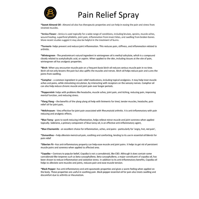 Market on Blackhawk:  Pain Relief Sprays, Salves, & Soaks   |   Joliettes Trading Company