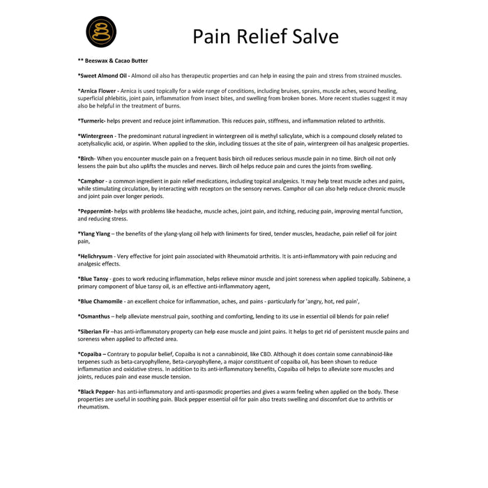 Market on Blackhawk:  Pain Relief Sprays, Salves, & Soaks   |   Joliettes Trading Company