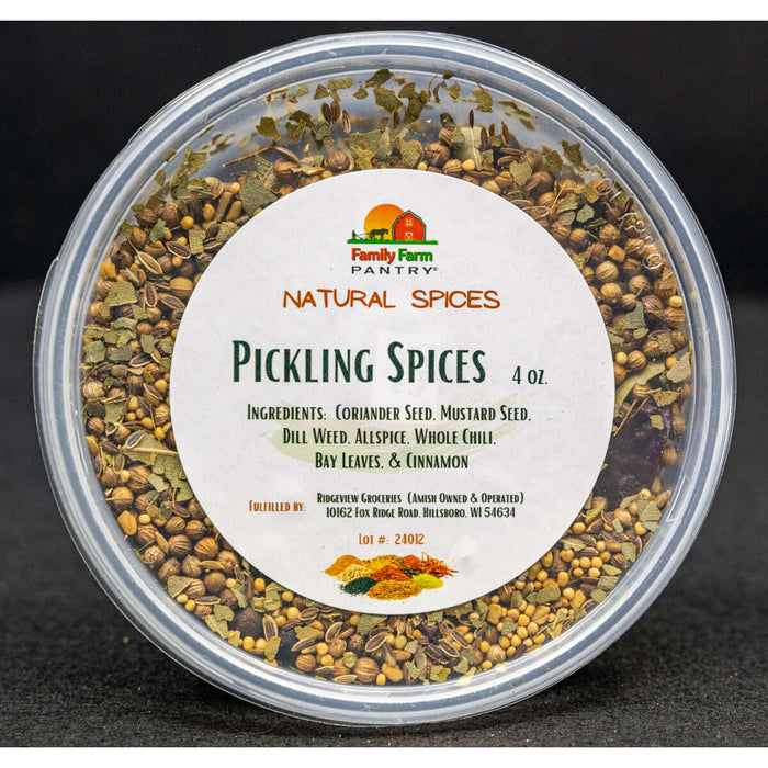 Market on Blackhawk:  Pickling Spices - All Natural   |   Family Farm Pantry (Ridgeview)