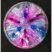 Market on Blackhawk:  Resin Coasters - Red, White & Bloom  (4" x 4" x 0.38", 1.8 oz.)  |   Mystic Creations
