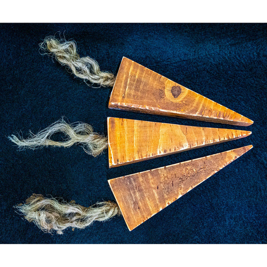 Market on Blackhawk:  Set of Three Wooden Painted Carrots   |   Ceils Crafts