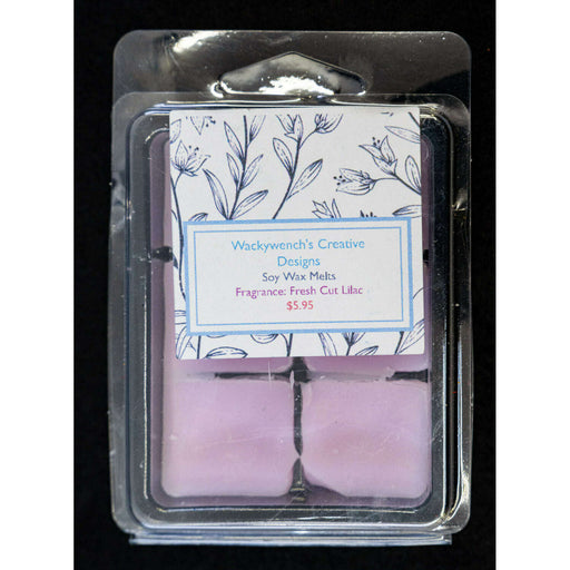 Market on Blackhawk:  Soy Wax Melts - Fresh Cut Lilac scented - varying shapes  (approx. 1.6 oz.)  |   Wacky Wench’s Creative Designs