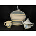 Market on Blackhawk:  Teapot Cozies - Homespun Blue/Yellow Stripe Teapot Cosy  |   La Maison Ravoux